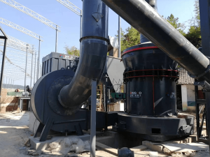 四川德阳重晶石磨粉年产20万吨生产线现场