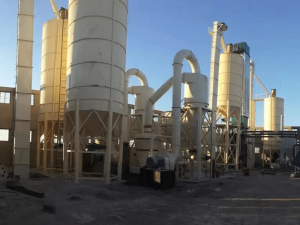 湖南长沙石灰石磨粉生产线现场